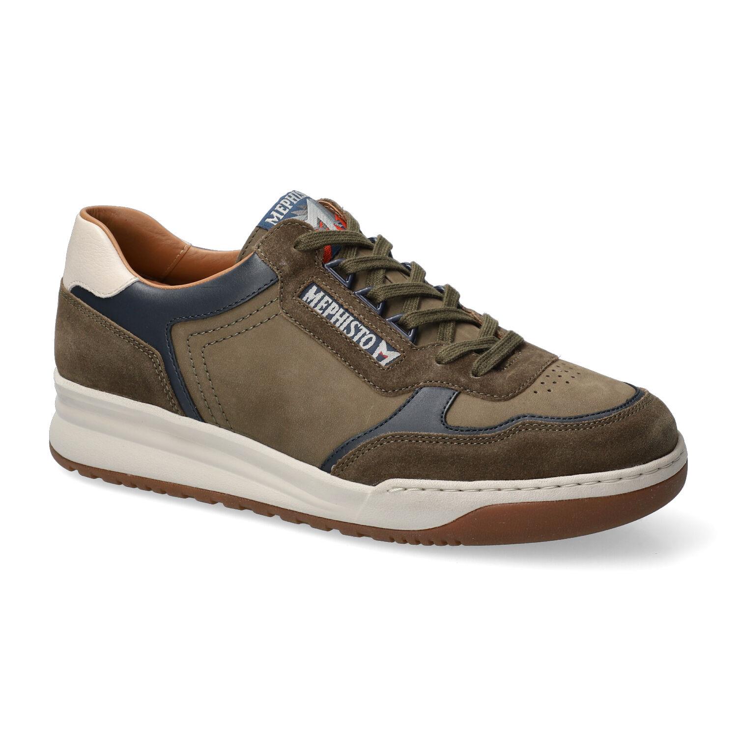 lacets homme modèle Norwin vert moss - Mephisto